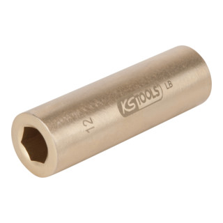KS Tools 1/2'' BRONZEplus Stecknuss 6-kant, lang