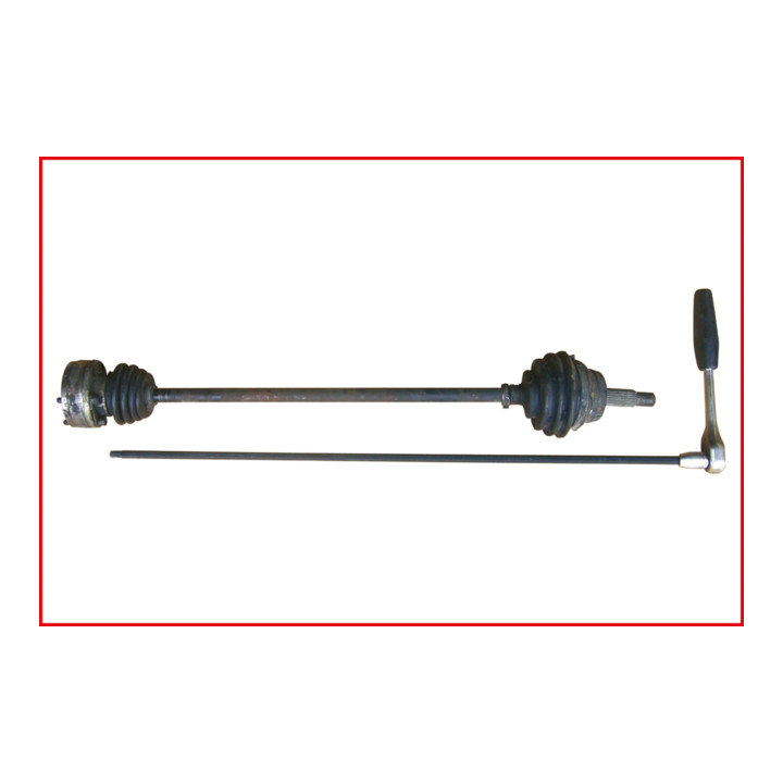 KS Tools 1/2" aandrijfas multitand, M12