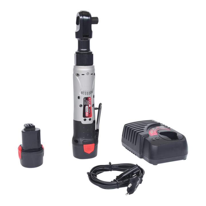 KS Tools 1/2" accu-omkeerratel, 62Nm, 180 omw/min 10,8V, met 2 accu's en 1 lader
