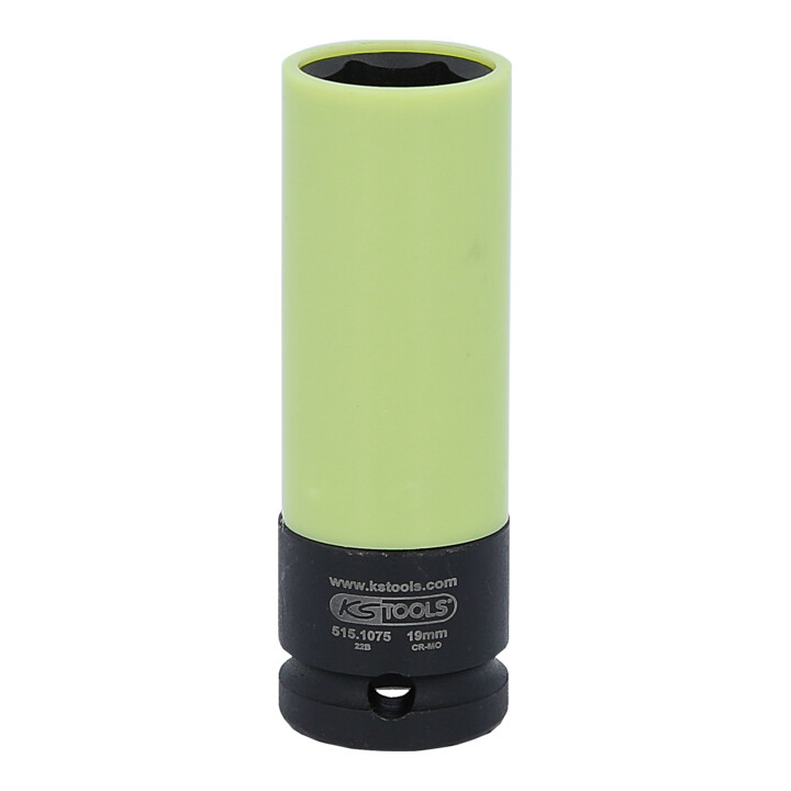 KS Tools 1/2" Alu-Felgen Kraft-Stecknuss robust, lang, 19mm