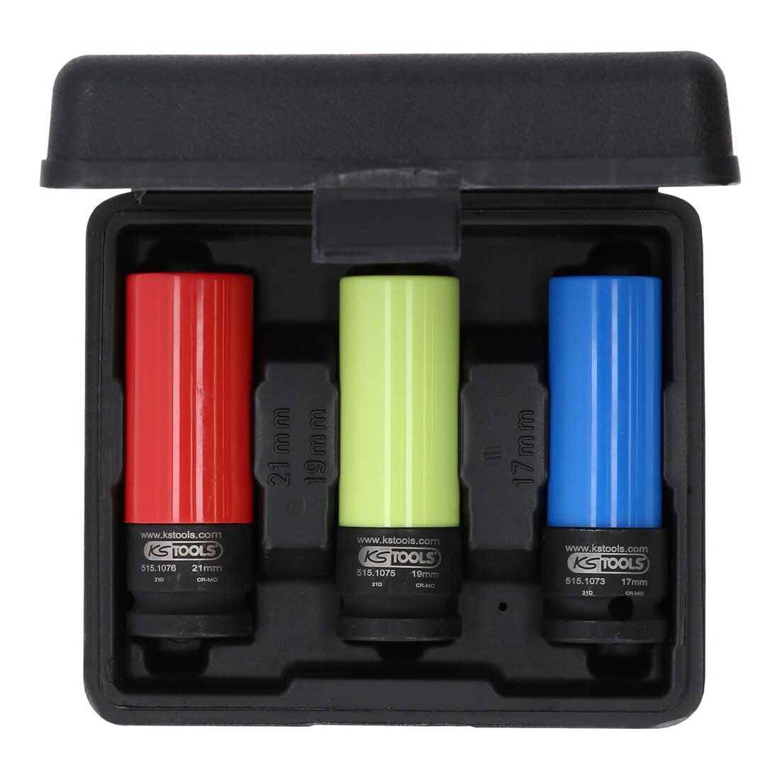 KS Tools 1/2" aluminium randdopsleutelset robuust, 3 stuks
