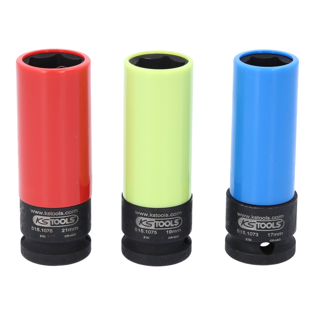 KS Tools 1/2" aluminium randdopsleutelset robuust, 3 stuks