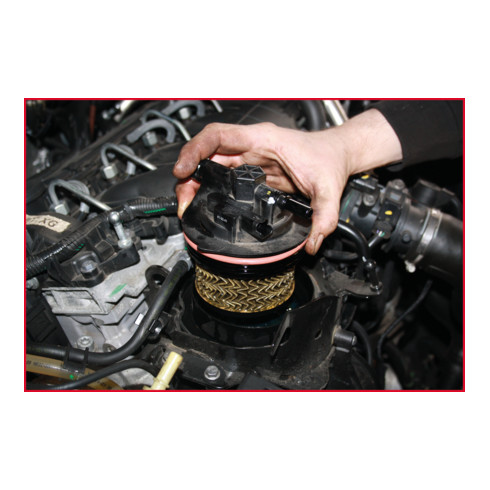 KS Tools 1/2" benzinefiltersleutel voor 2.0/2.2 HDI motoren
