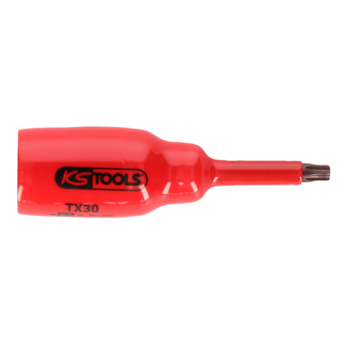 KS Tools 1/2" bit bus met beschermende isolatie voor Torx schroeven, T25, kort