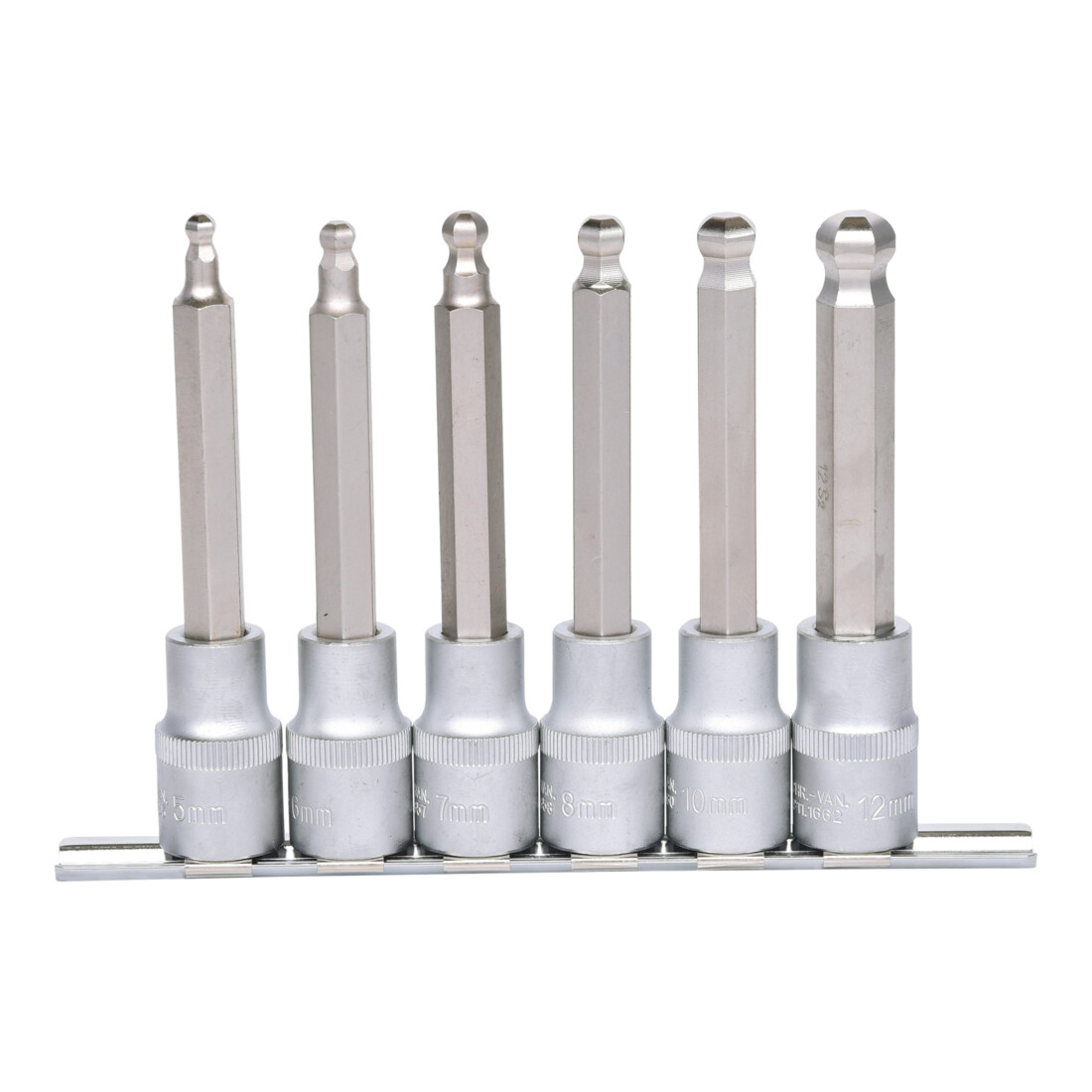 KS Tools 1/2" bit dopset inbus, 6 delig