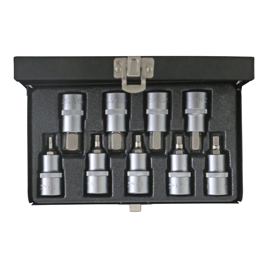 KS Tools 1/2" bit dopsleutelset inbus, kort, 9 delig