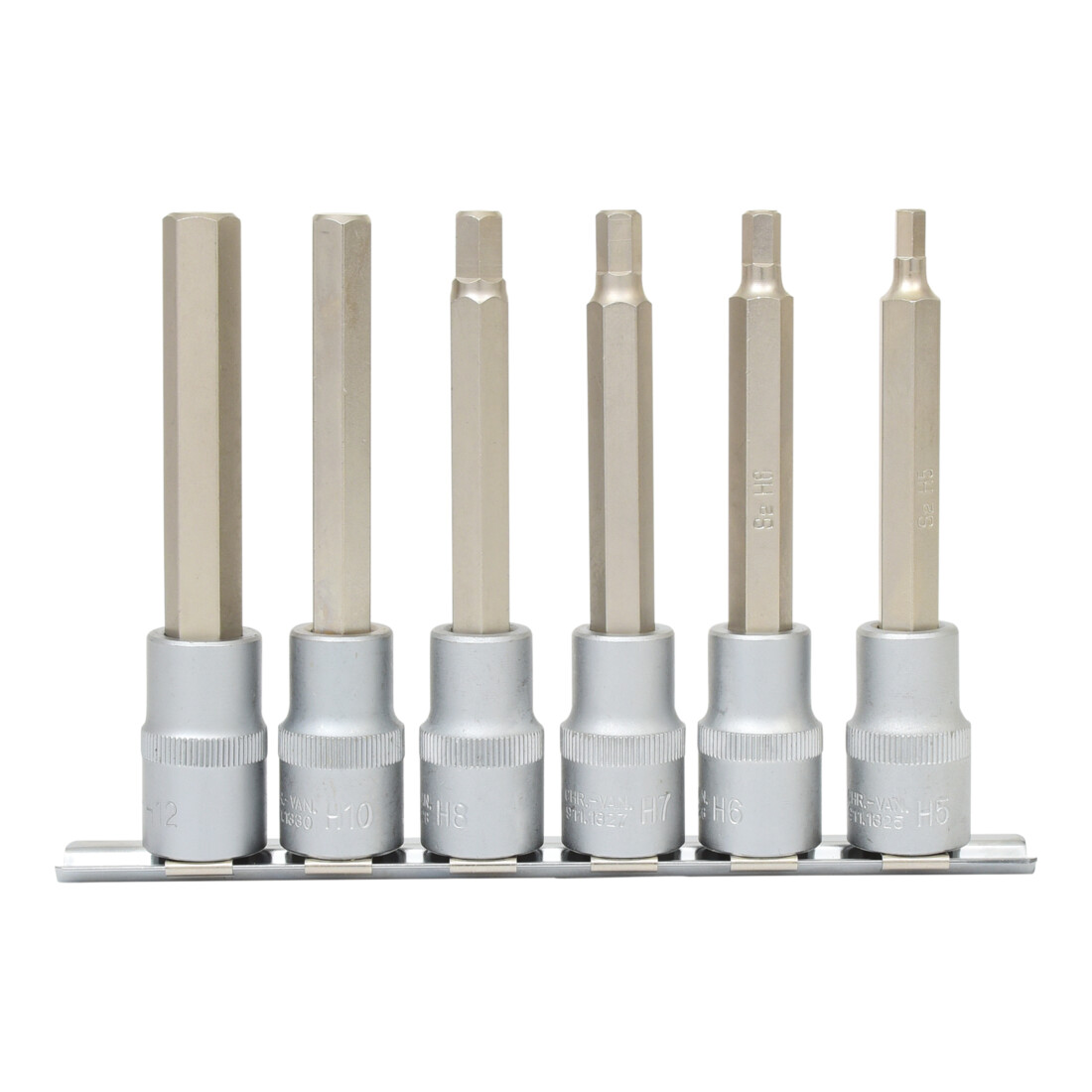 KS Tools 1/2" bit dopsleutelset inbus, lang, 6 stuks