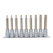 KS Tools 1/2" bit dopsleutelset TX, lang, 9-delig, T20-T60-3