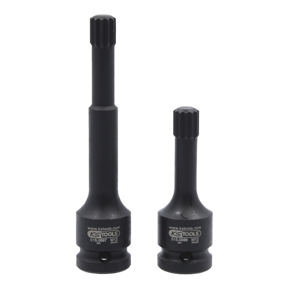 KS Tools 1/2" Bit-dopsleutelset XZN, kracht, 2-dlg