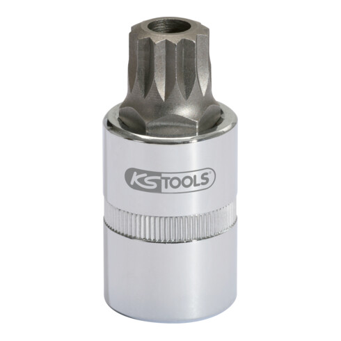 KS Tools 1/2" bit inbus XZN met vlak gat, M16, 55 mm