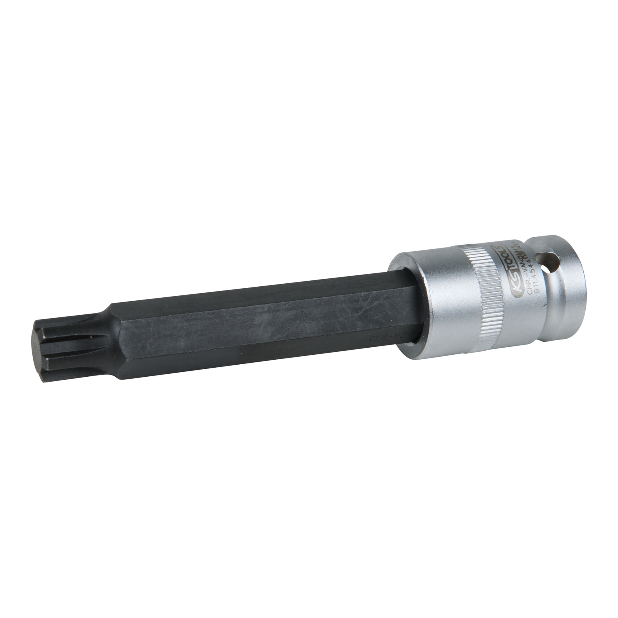 KS Tools 1/2" Bit-Stecknuss für RIBE -Schrauben, M13, Länge 120 mm, phosphatiert