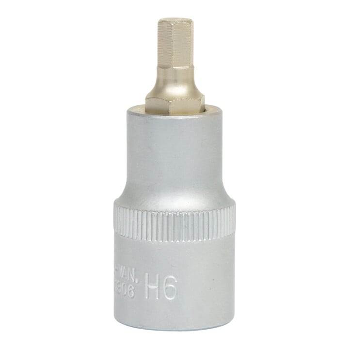 KS Tools 1/2" Bit-Stecknuss Innensechskant, kurz, 6mm