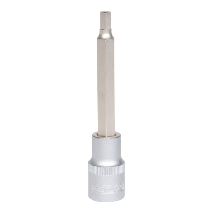 KS Tools 1/2" Bit-Stecknuss Innensechskant, lang, 6mm