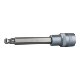 KS Tools 1/2" Bit-Stecknuss Innensechskant mit Kugelkopf, lang, 10 mm, 200 mm