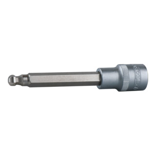 KS Tools 1/2" Bit-Stecknuss Innensechskant mit Kugelkopf, lang, 9mm