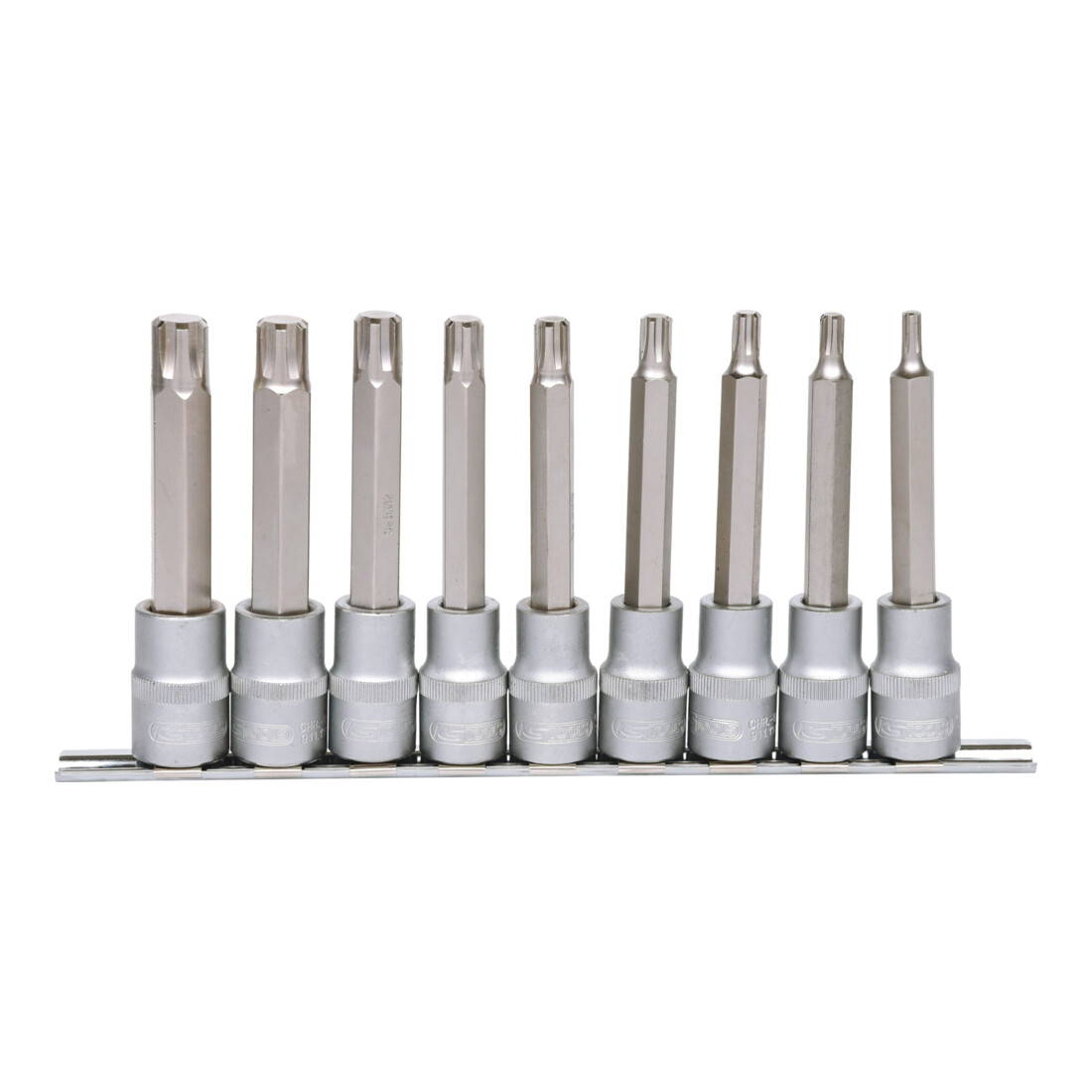 KS Tools 1/2" Bit-Stecknuss RIBE-Satz, 9-teilig, M5-M14