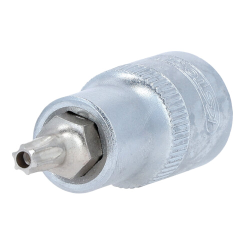 KS Tools 1/2" Bit-Stecknuss TX mit Stirnlochbohrung, TB30