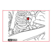 KS Tools 1/2" camber afstelsleutel voor VAG-5