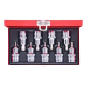 KS Tools 1/2" CHROMEplus bit doppenset TX, 9 stuks T20-T60-3