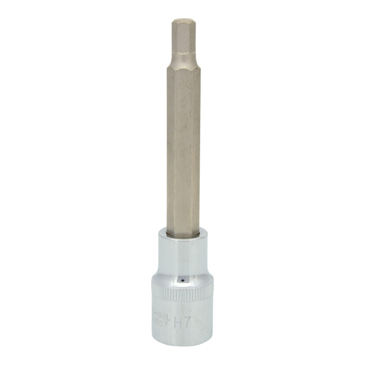 KS Tools 1/2" CHROMEplus bit dopsleutel, lang, 7mm
