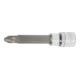 KS Tools 1/2" CHROMEplus bit dopsleutel, lang, PZ-1