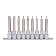 KS Tools 1/2" CHROMEplus bit dopsleutelset TX, lang, 9-delig T20-T60-3