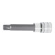 KS Tools 1/2" CHROMEplus bit inbus RIBE met vlak gat,lang,M8