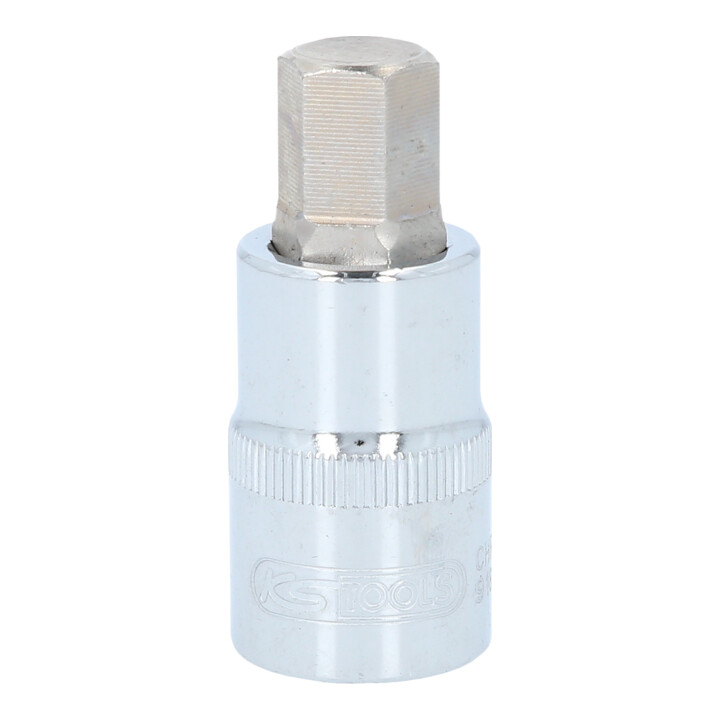 KS Tools 1/2" CHROMEplus bit socket Douille hexagonale, courte, 13 mm
