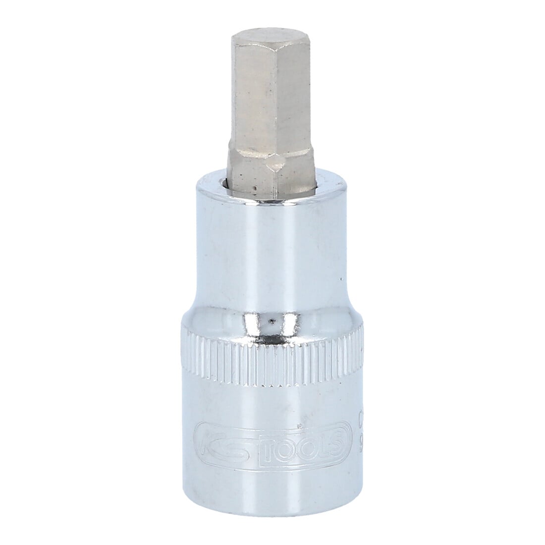 KS Tools 1/2" CHROMEplus Bit-Stecknuss Innensechskant, kurz, (mm)