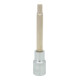 KS Tools 1/2" CHROMEplus Bit-Stecknuss Innensechskant, lang, 8mm