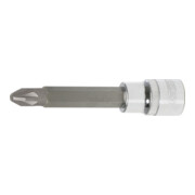 KS Tools 1/2" CHROMEplus Bit-Stecknuss, lang, PZ-1