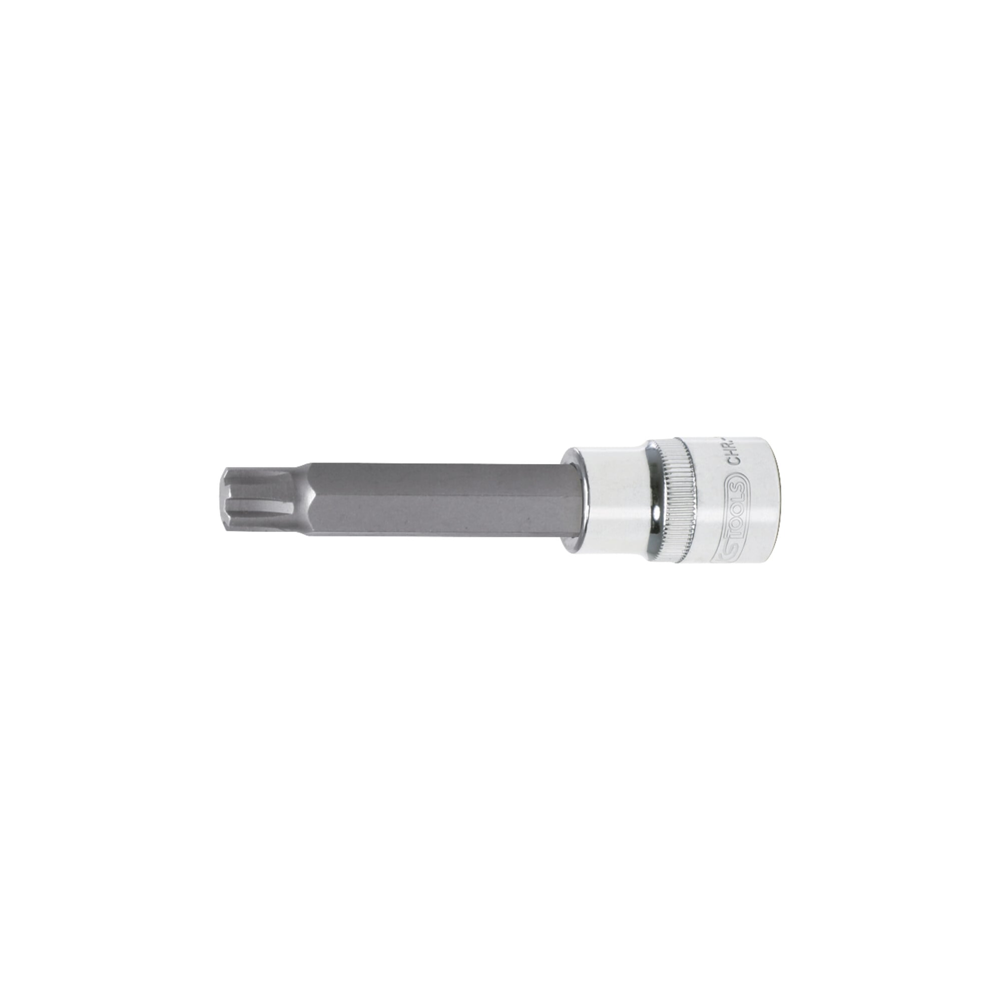 KS Tools 1/2" CHROMEplus Bit-Stecknuss RIBE,lang, M10, 240 mm