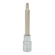 KS Tools 1/2" CHROMEplus Bit-Stecknuss TX, lang, T40