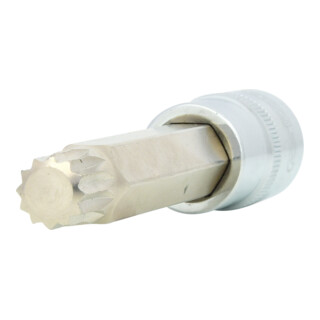 KS Tools 1/2" CHROMEplus Bit-Stecknuss XZN, lang, M14