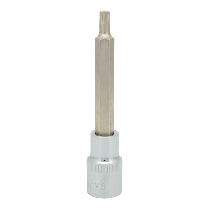 KS Tools 1/2" CHROMEplus Bit-Stecknuss XZN, lang, M6