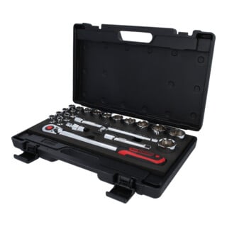 KS Tools 1/2" CHROMEplus Coffret de douilles, 22 pcs.