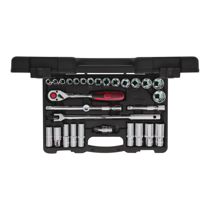 KS Tools 1/2" CHROMEplus Coffret de douilles, 30 pcs.