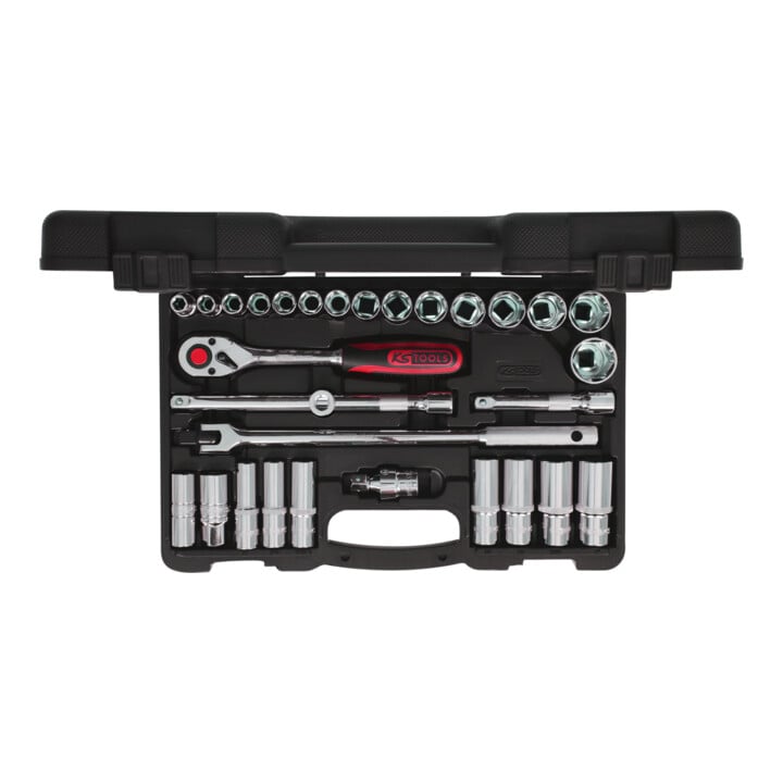KS Tools 1/2" CHROMEplus dopsleutelset, 30-delig