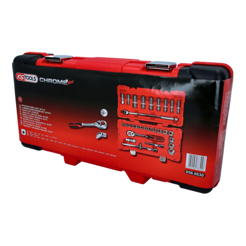KS Tools 1/2" CHROMEplus dopsleutelset, 30-delig.