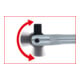 KS Tools 1/2" CHROMEplus Gelenk-Steckgriff, 360mm