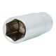 KS Tools 1/2" CHROMEplus Sechskant-Stecknuss, lang, 17mm