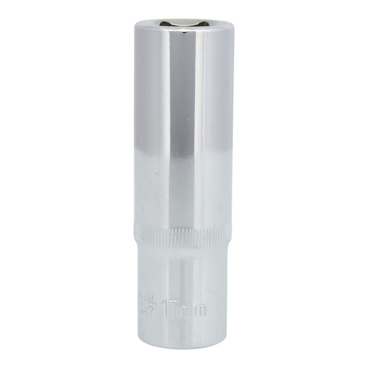 KS Tools 1/2" CHROMEplus Sechskant-Stecknuss, lang, 17mm