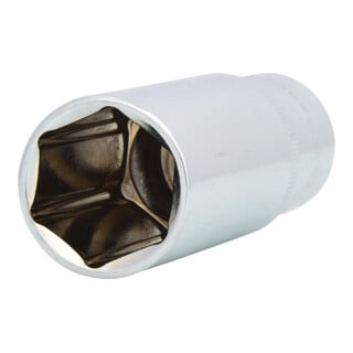KS Tools 1/2" CHROMEplus Sechskant-Stecknuss, lang, 21mm