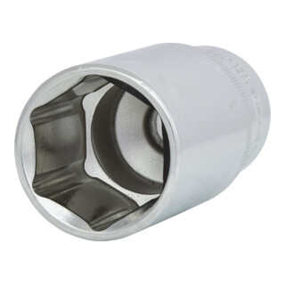 KS Tools 1/2" CHROMEplus Sechskant-Stecknuss, lang, 30mm
