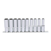 KS Tools 1/2" CHROMEplus Sechskant-Stecknuss-Satz, lang, 10-teilig 10-19mm-3