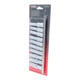 KS Tools 1/2" CHROMEplus Sechskant-Stecknuss-Satz, lang, 10-teilig 10-19mm