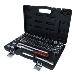 KS Tools 1/2" CHROMEplus Steckschlüssel-Satz, 35-teilig