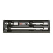 KS Tools 1/2" CHROMEplus Verlängerungs-Satz mit Verriegelung, 3-teilig-1
