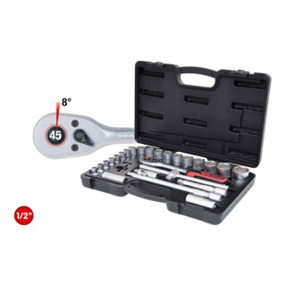 KS Tools 1/2" CLASSIC dopsleutelset, 28 stuks