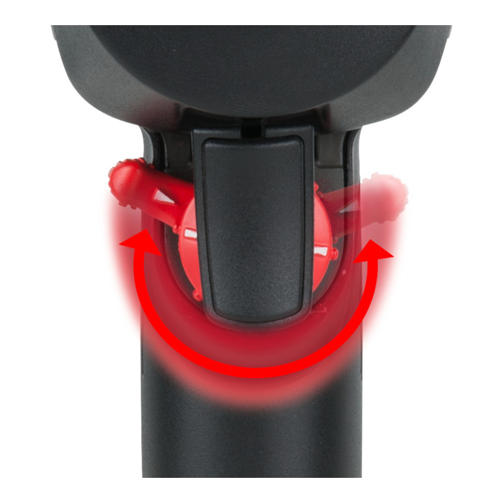 KS Tools 1/2" Clé à chocs pneumatique miniMONSTER Xtremelight 1.390 Nm